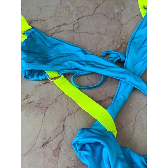 Rays for Days Mariah One Piece in Electric Blue Small New Womens Swimsuit - Picture 5 of 9